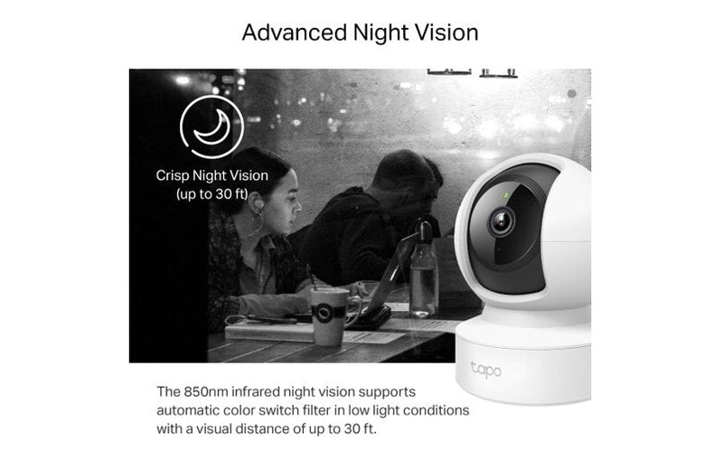 TP-Link Tapo C212 Pan/Tilt AI Home Security Wi-Fi Camera