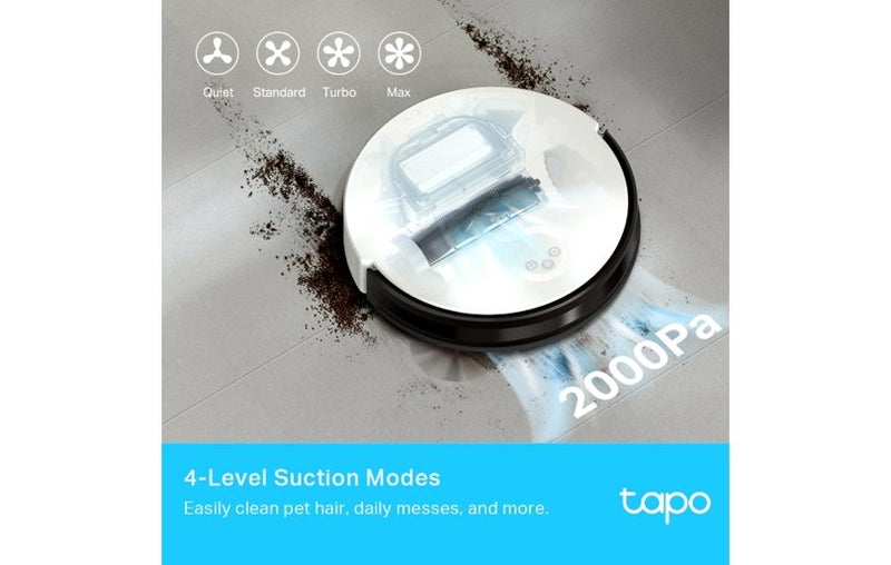 TP-Link Tapo RV10 Plus Robot Vacuum and Mop with Auto-Empty Dock