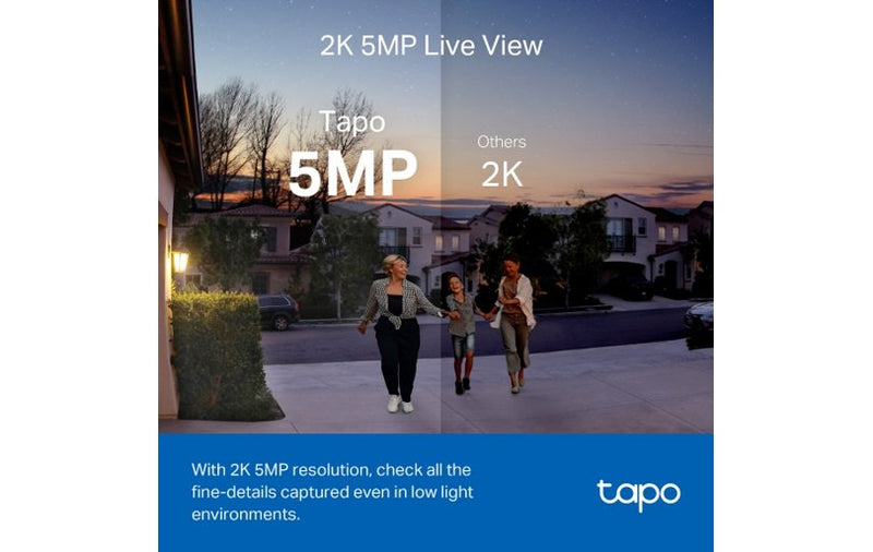 TP-Link Tapo D230S1 Smart Battery Video Doorbell 2K 5MP
