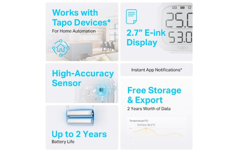 TP-Link Tapo T315 Smart Temperature And Humidity Monitor
