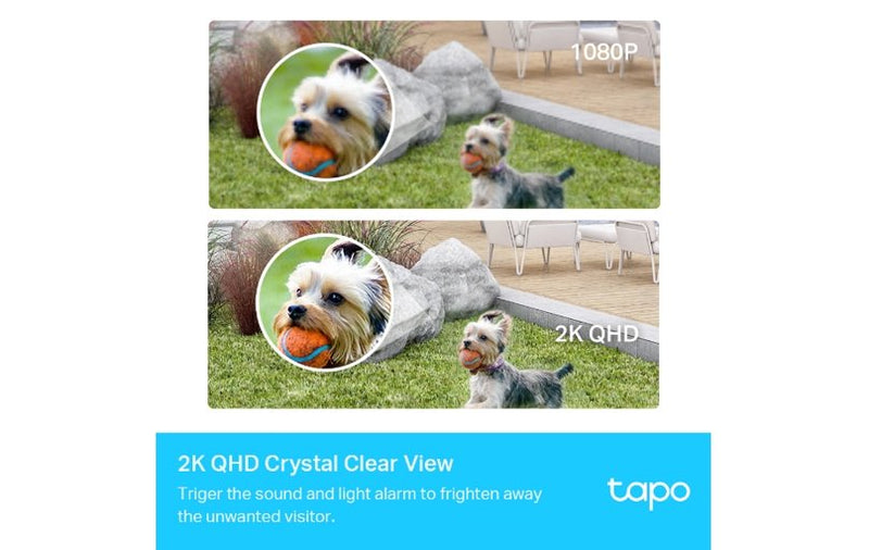 TP-Link Tapo C420 Smart Wire-Free Security Camera 2K QHD IP65