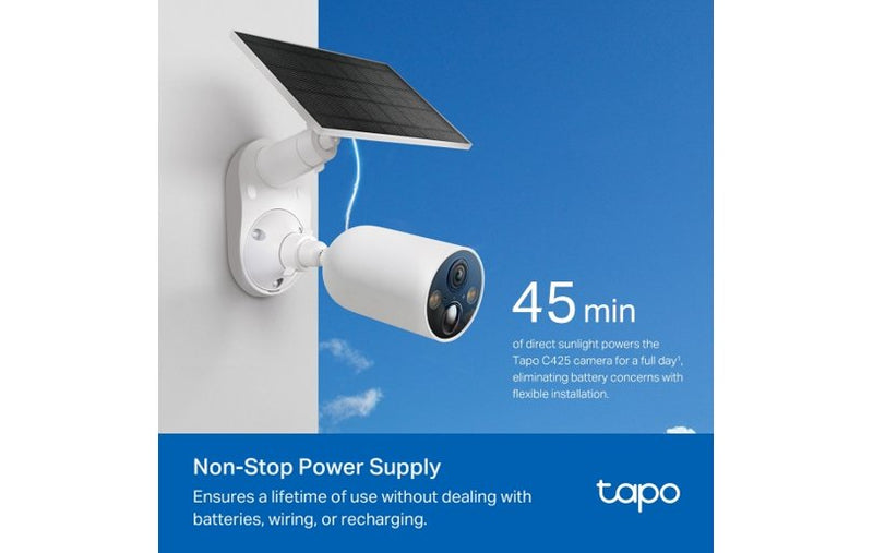 TP-Link Tapo C425 Kit Smart Wire-Free Solar-Powered Security Camera 2-Pack