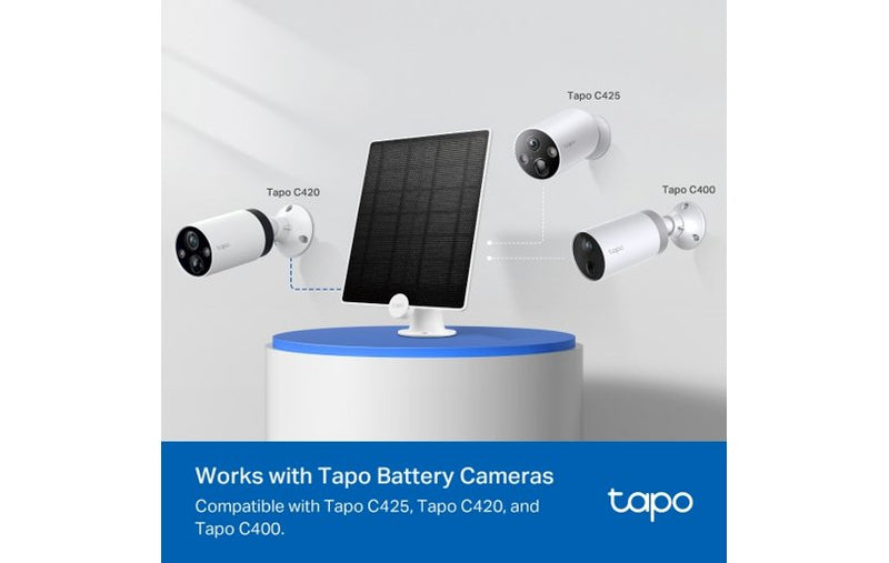 TP-Link Tapo Solar Panel IP65 (A200) with 4m Cable for Battery Cameras