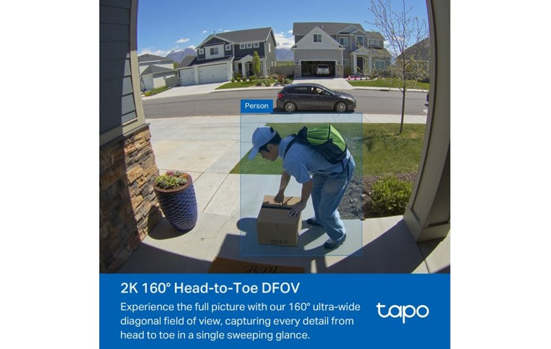 TP-Link Tapo D210 2K Video Doorbell Camera IP65