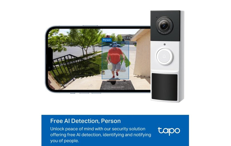 TP-Link Tapo D210 2K Video Doorbell Camera IP65
