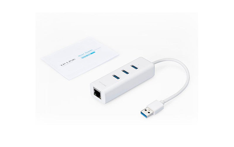 TP-Link UE330 USB 3.0 3-Port Hub Gigabit Ethernet Adapter