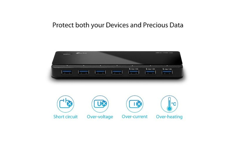 TP-Link UH700 USB 3.0 7-Port Hub 5Gbps