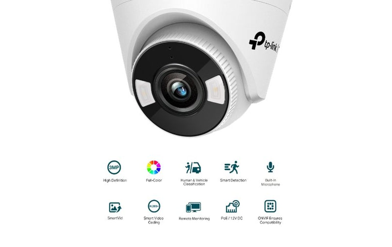TP-Link VIGI C430 3MP Full-Color Turret Network Camera 2.8mm