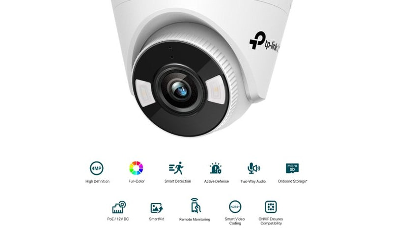 TP-Link VIGI C440 4MP Full-Color Turret Network Camera 2.8mm