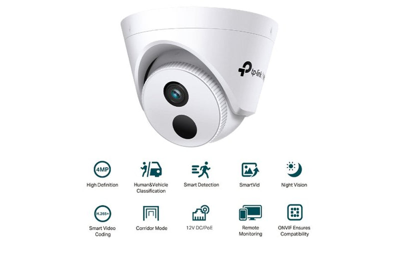 TP-Link VIGI C440I 4MP IR Turret Network Camera 2.8mm