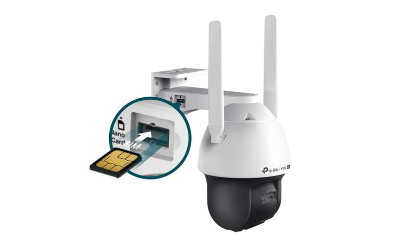 TP-Link VIGI C540-4G 4MP 4G LTE Full-Color Pan/Tilt Network Camera 4mm