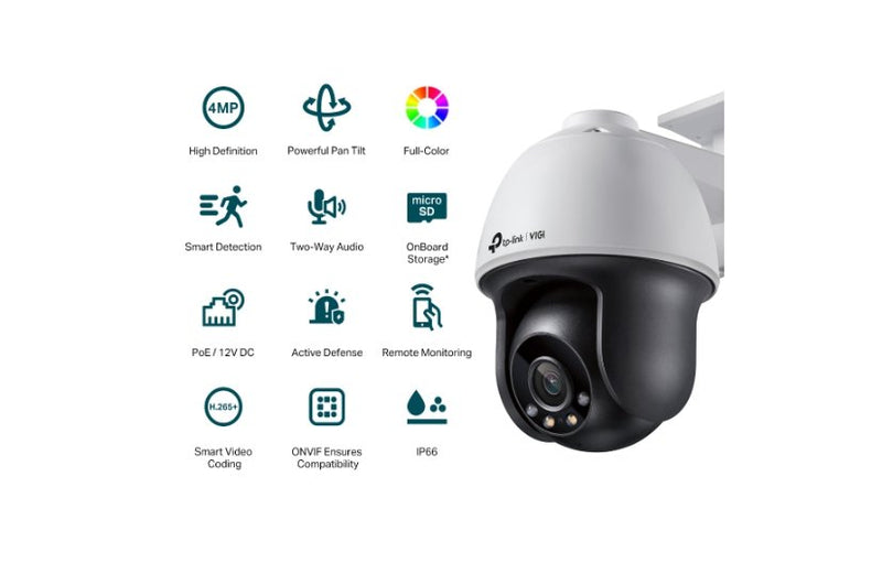 TP-Link VIGI C540 4MP Full-Color Pan/Tilt Network Camera 4mm