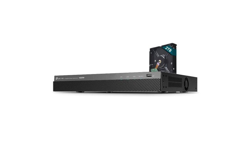 TP-Link VIGI NVR2008H-8MP 8-Channel PoE+ 4K Network Video Recorder