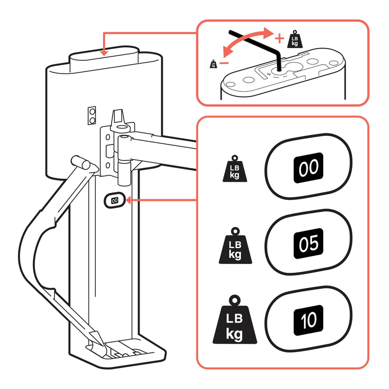 Ergotron TRACE Monitor Mount White 45-630-216