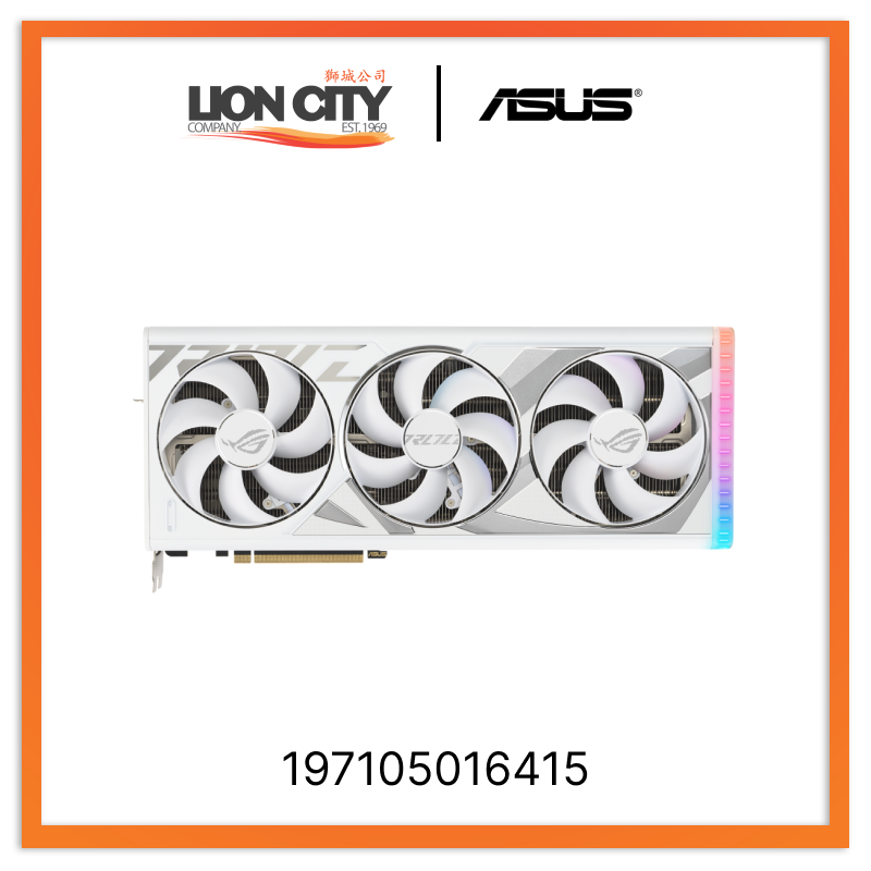 ROG-STRIX-RTX4090-O24G-WHITE 197105016415 Graphic Cards