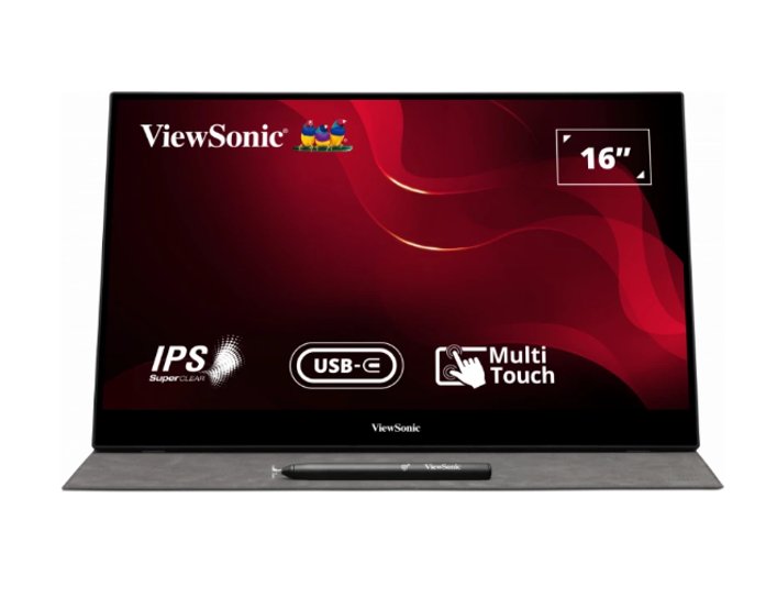 ViewSonic TD1655 16" USB-C Multi-Touch Portable Monitor