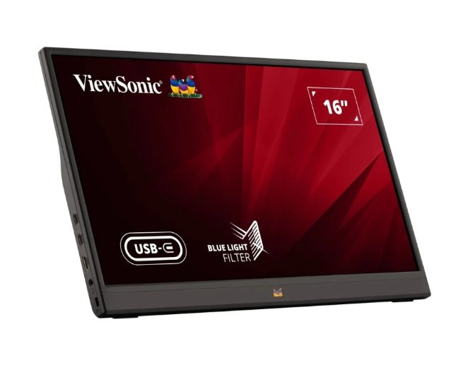 ViewSonic VA1655 16" USB-C Lightweight Portable Monitor