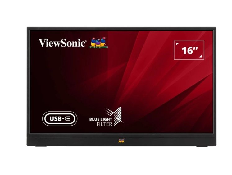 ViewSonic VA1655 16" USB-C Lightweight Portable Monitor