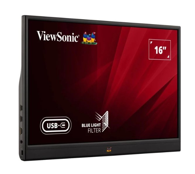 ViewSonic VA1655 16" USB-C Lightweight Portable Monitor