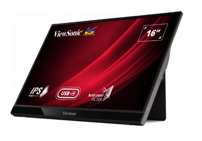 ViewSonic VG1655 16" USB-C Portable Business Monitor