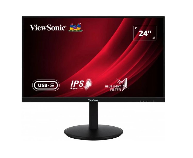 ViewSonic VG2409-MHU 24" Full HD USB-C Monitor with Dual Speakers