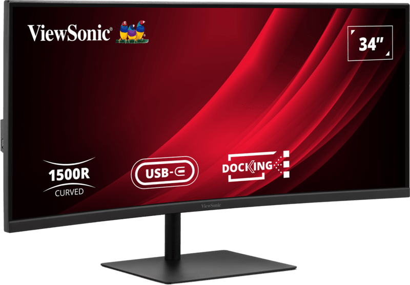 ViewSonic VG3419C-2 34-inch WQHD Curved Docking Monitor