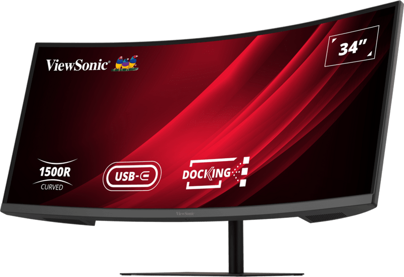 ViewSonic VG3419C-2 34-inch WQHD Curved Docking Monitor