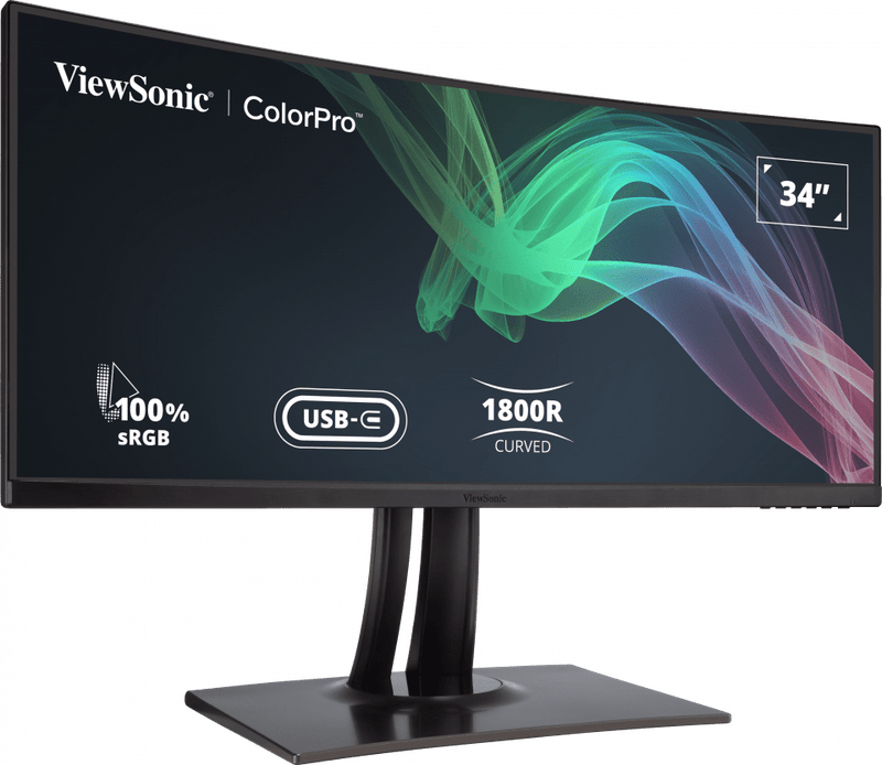 ViewSonic VP3481 34" WQHD+ ColorPro Curved Monitor