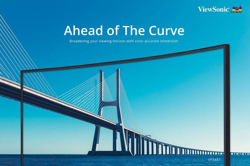 ViewSonic VP3481 34-Inch Curved Monitor