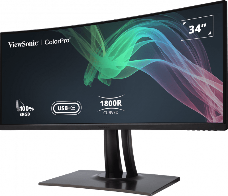 ViewSonic VP3481 34-Inch Curved Monitor