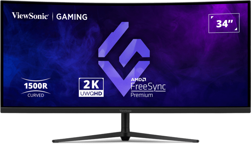 ViewSonic VX3418C-2K 34" UWQHD 180Hz Curved Gaming Monitor