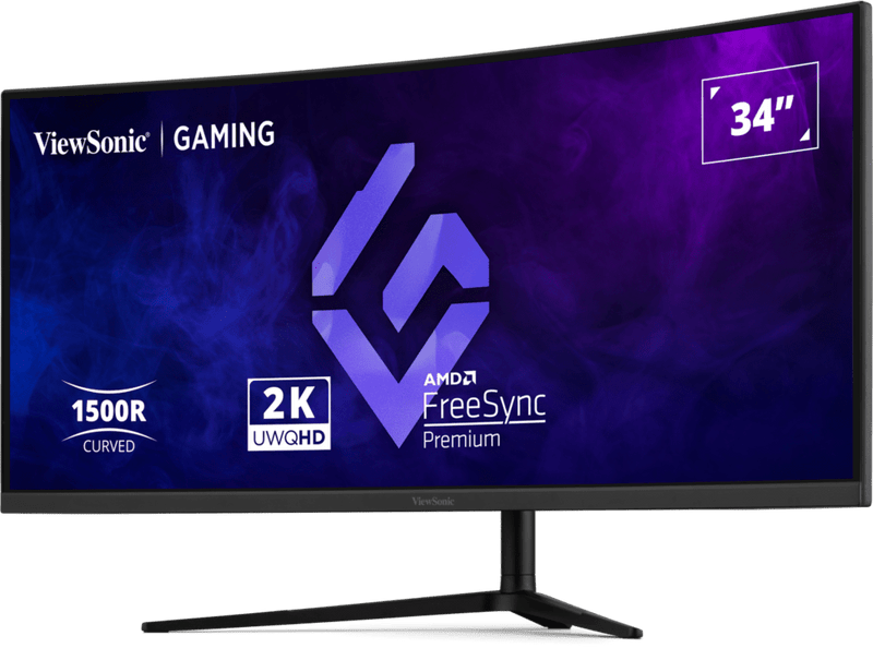 ViewSonic VX3418C-2K 34" UWQHD 180Hz Curved Gaming Monitor