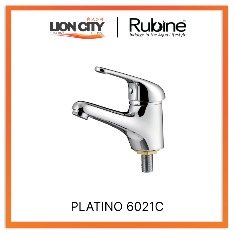 Rubine PLATINO 6021C Basin Tap