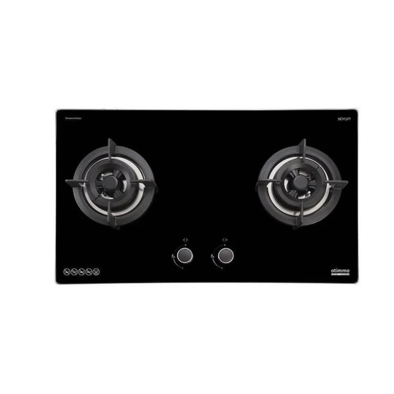 Europace ECH 2101S 90cm S/Steel Slim Hood + EBH 6291S 2 Burner 90cm Slim Hob (Schott Glass)