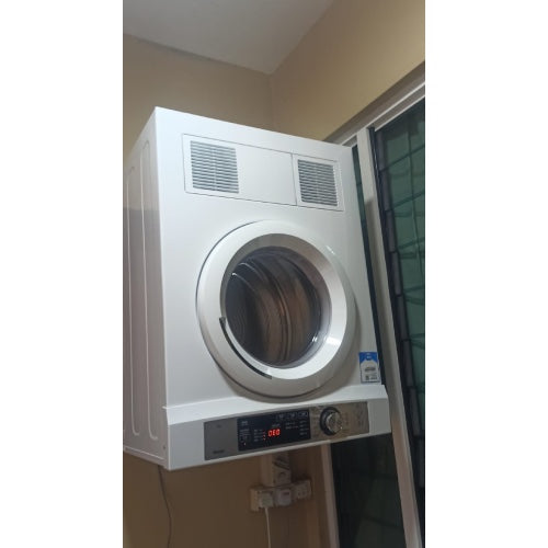 Haier EGDZE7F 7kg Front Load Automatic Tumble Dryer for Quick Drying Clothes ( wall mountable)