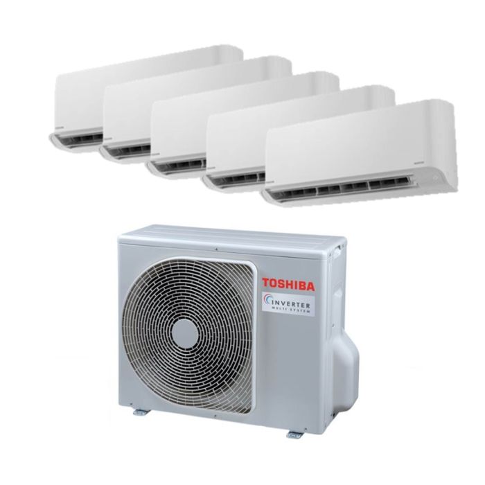 TOSHIBA SYSTEM 5 AIRCON RAS5M51U2ACVGSG-3XRASM10U2KCVGS-1XRASM13U-1XRASM18