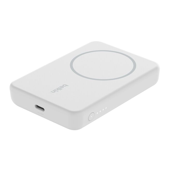 Belkin BoostCharge Magnetic Wireless Power Bank 5K White