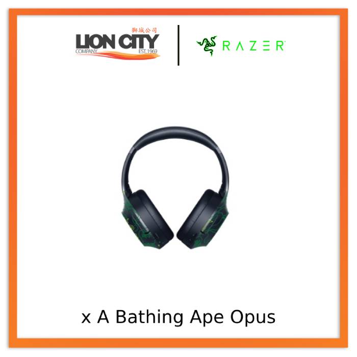 Razer xA Bathing Ape Opus - Wireless THX Certified Headphones with Advanced Active Noise Cancellation