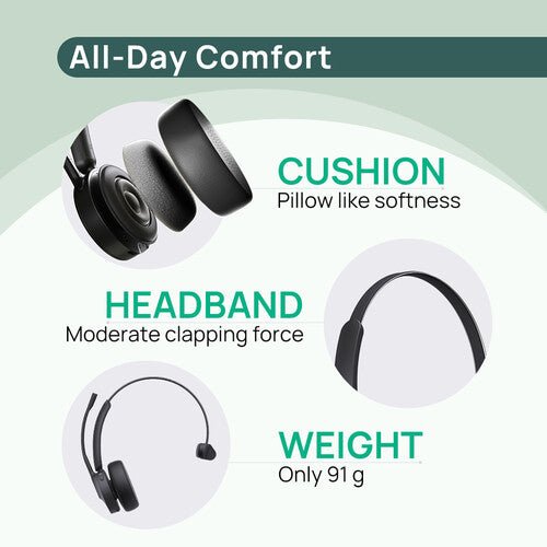 Yealink BH70 MS Mono Mono Wireless Bluetooth Headset USB-C/A
