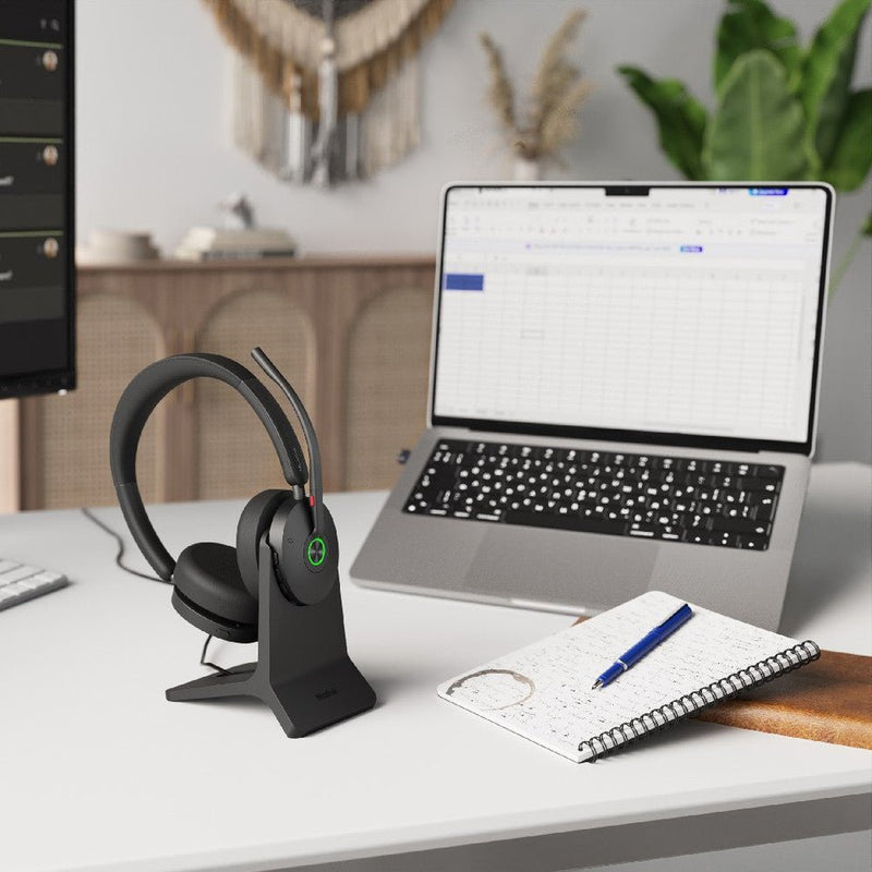 Yealink BH74 MS Dual Wireless Bluetooth Headset with Stand USB-C/A
