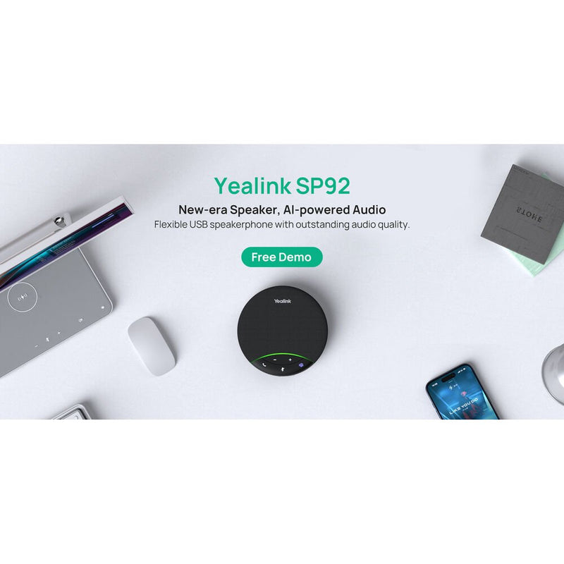 Yealink SP92 Bluetooth Speakerphone with Dongle USB-C/A