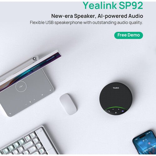 Yealink SP92 Bluetooth Speakerphone with Dongle USB-C/A