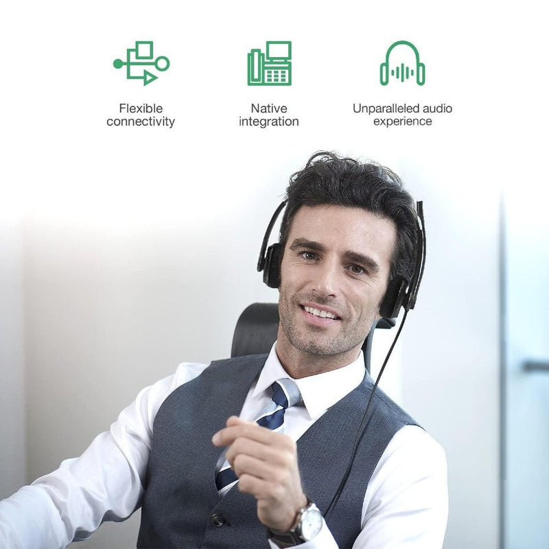 Yealink UH34 Dual MS Teams Wired USB Headset USB-A