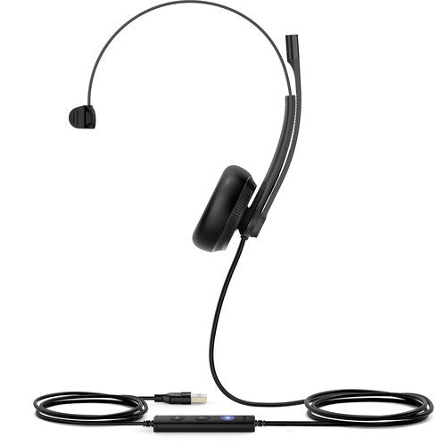 Yealink UH34 Mono UC Wired USB Headset USB-A Black