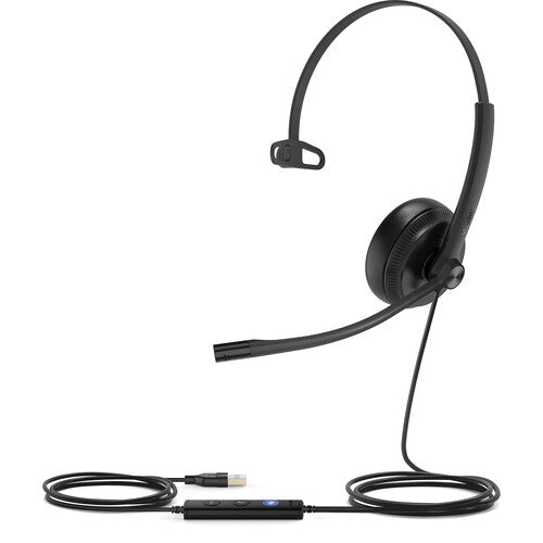 Yealink UH34 Mono UC Wired USB Headset USB-A Black