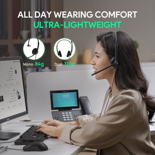 Yealink UH34 SE Mono MS Teams Wired USB-C Headset