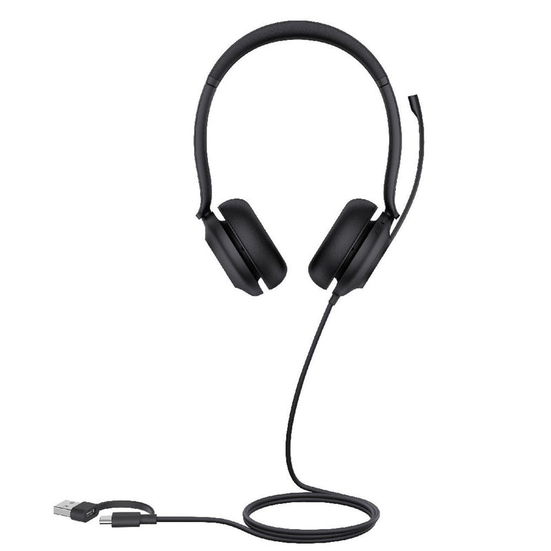 Yealink UH35 Dual MS Wired Headset USB-C/A Black