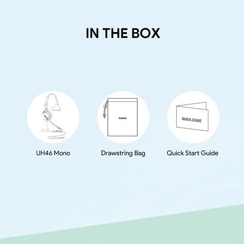 Yealink UH46 Mono Teams Wired USB Headset USB-C/A 1308184
