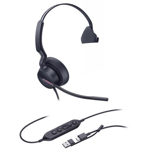 Yealink UH46 Mono Teams Wired USB Headset USB-C/A 1308184