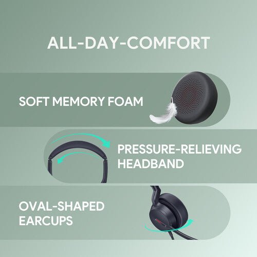 Yealink UH44 Dual Teams Wired USB Headset Black